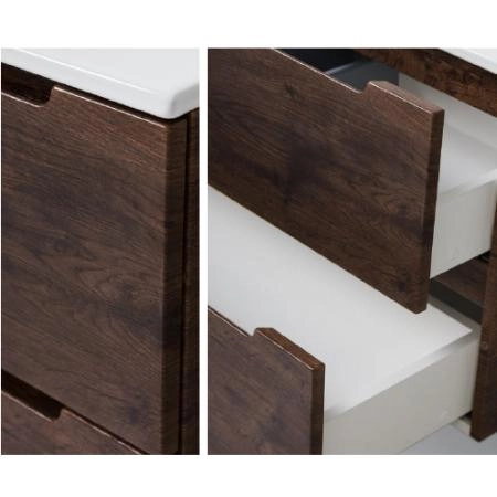 Тумба под раковину BelBagno ETNA-600-2C-SO-RW-P Rovere Moro 60 см подвесная