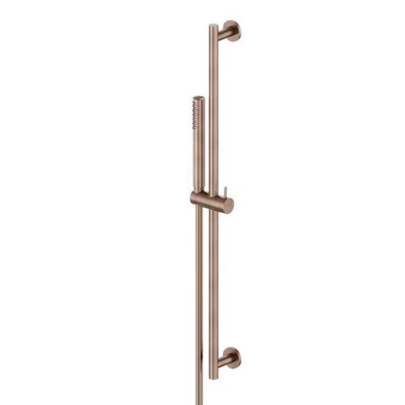 Newform X-Steel 316 Душевой гарнитур: штанга, ручной душ, шланг 150 см, цвет: PVD brushed copper bronze