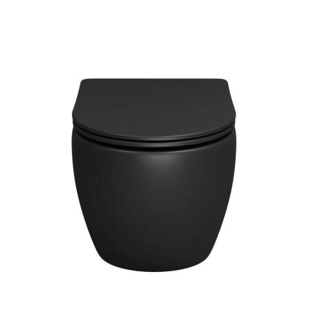 Унитаз Grossman GR-4411BMS Color (550*365*395) ЧЕРНЫЙ МАТОВЫЙ подвесной Безободковый