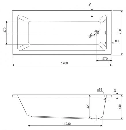 Универсальный установочный Cezares CZR-SCR-FIX-3-KIT комплект для 3-й панели
