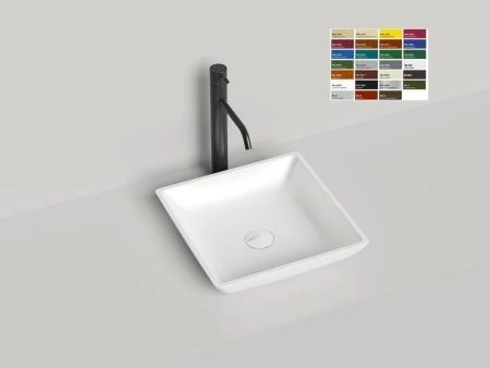 Раковина Salini CALLISTA 04 S-Sense покраска RAL глянцевая 38x38 1101108GF накладная