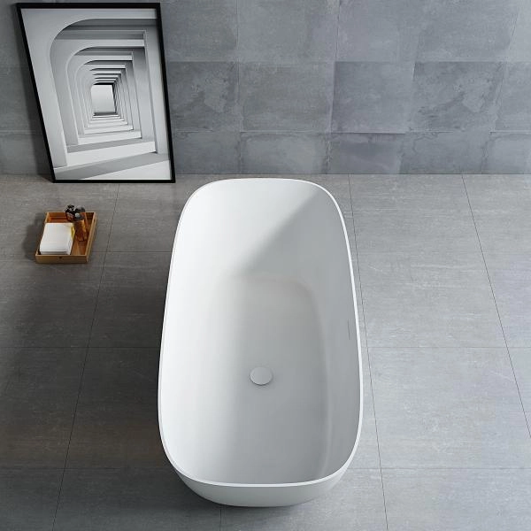 Ванна Vincea VBT-6S02MW 1700х720х550 Solid Surface белый матовый