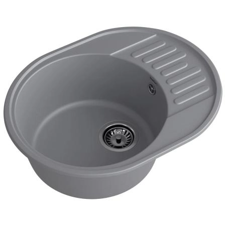 Кухонная мойка GranFest QUARZ 58, темно-серый