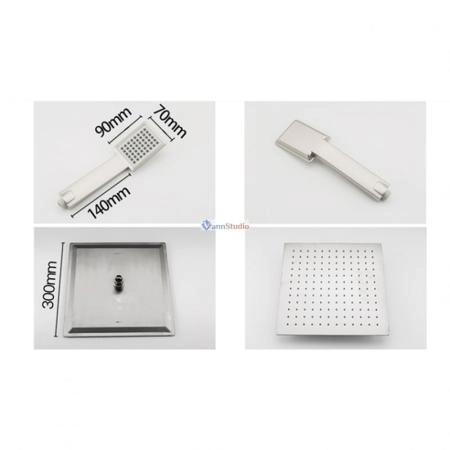 Душевая система Frap F24803 сатин для ванны