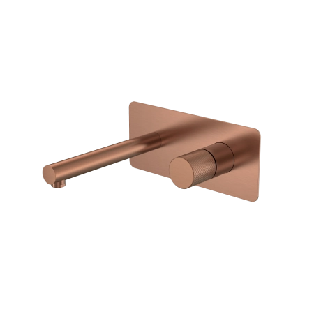 Смеситель STICK Boheme из стены COPPER BRUSHED ручка SPIRALE 125-CB.4