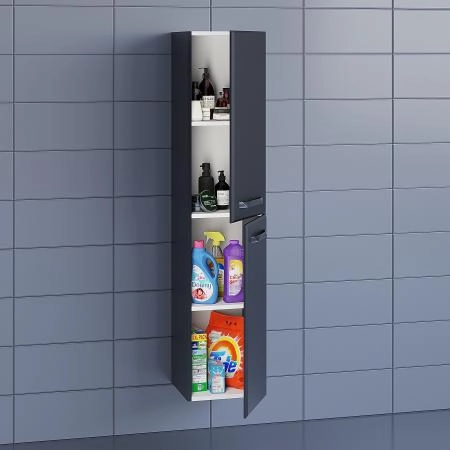 Пенал Uperwood Foster 36*30*160 см, подвесной, черный