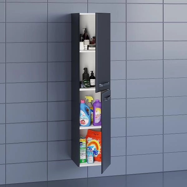 Пенал Uperwood Foster 36*30*160 см, подвесной, черный