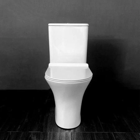 Унитаз CeramaLux 1217-P 66x35х77 см безободковый сиденье микролифт напольный