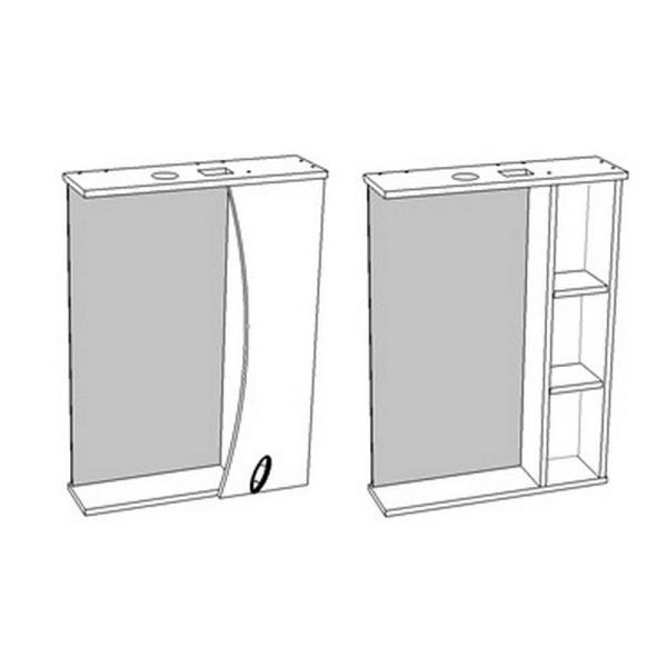 Зеркало-шкаф Corozo Наина 60/С