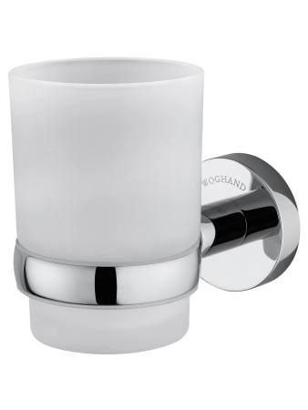 Стакан для зубных щеток с держателем WONZON & WOGHAND EASY, Хром (WW-8121)