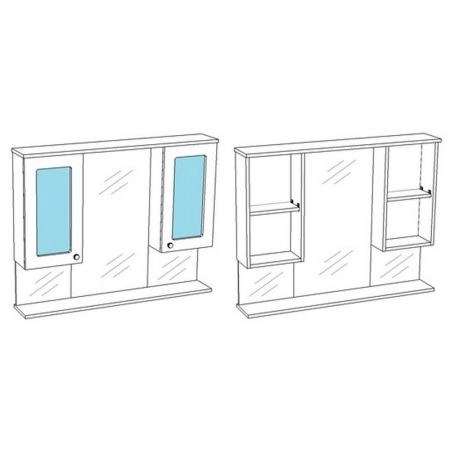 Зеркало-шкаф Corozo Прованс 105/С