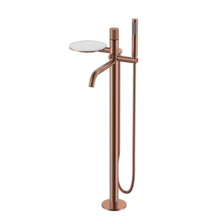 Смеситель STICK Boheme напольный COPPER BRUSHED SPIRALE 129-CB.4