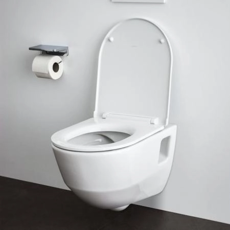 Laufen Pro Унитаз подвесной, безободковый, 53х36х34см., покрытие LCC, цвет: белый