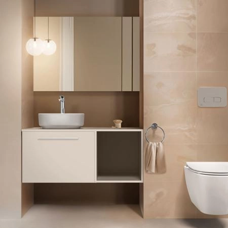 Ideal Standard i.life O Унитаз подвесной 535х350 мм безободковый+смыв:HydroTwist (торнадо), с крепежом, цвет: белый глянец (Акция из наличия)