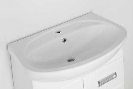 Тумба под раковину Style Line Elfante Ирис 65 (3 ящ.) напольная с ящиками, белая