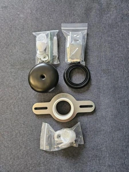 Писсуар сенсорный Gid Q9504bm подвесной выпуск горизонтальный Черный матовый