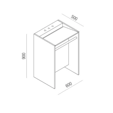 Agape Face A Face Раковина 60х50х90см., отдельностоящая, с сифоном, полотенцедержателем, цвет: Bianco Carrara