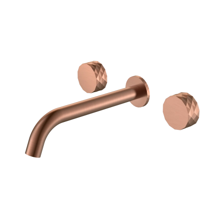 Смеситель из стены Boheme STICK DIAMOND на 3 отв. COPPER BRUSHED 152-2-CB.1