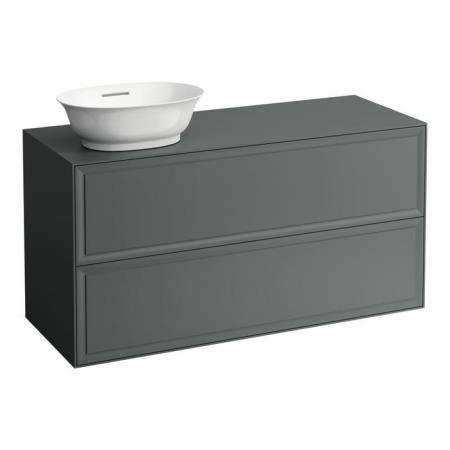 Laufen New Classic Тумба с раковиной, SX, 117.5х45.5х60см, 2 ящика, подвесная, цвет: серый