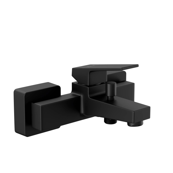 Смеситель VitrA Minimax Square  A4352036EXP настенный однорычажный матовый черный латунь