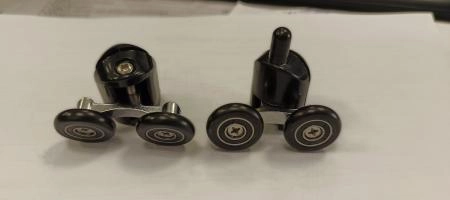 Поддон к душевому углу Берген RD 100х100 (радиальный поддон на раме-подставке с устройством слива (черный), панель)