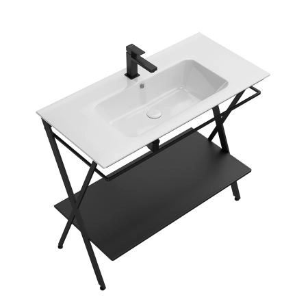 Металлическая структура Kerama Marazzi PIANO NEXT ПИАНО НЕКСТ PIA.N.95\BLK напольная 95, черная матовая