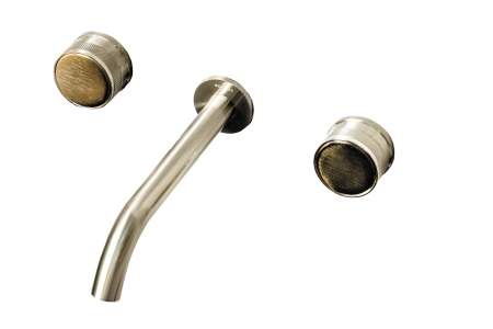 Смеситель из стены Boheme PRESTIGE на 3 отв. NICKEL BRUSH 152-2-NB-PR