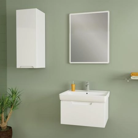 Зеркало DREJA TINY 99.9025 70x80 см, белый