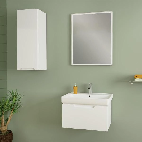 Зеркало DREJA TINY 99.9025 70x80 см, белый