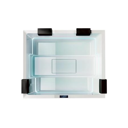 Gruppo Treesse Rest Минибассейн 240x195х85см., хромотерапия 1, озон. дезинф. внешняя панель VTR, автонаполнение и дренаж, нагрев3KW, цвет: белый