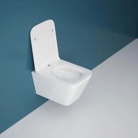 Унитаз подвесной ESBANO GARTEZ-51 безободковый подвесной белый 510x360x360