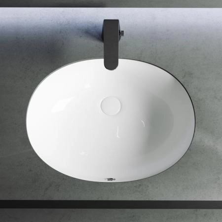 Раковина Ceramicanova Element CN6043  встраиваемый под столешницу  56x42 овальная