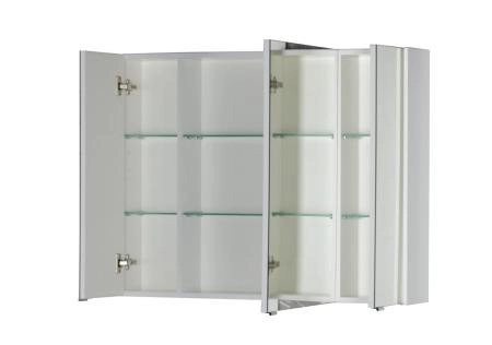 Зеркало шкаф Aquanet Латина 100 цвет белый