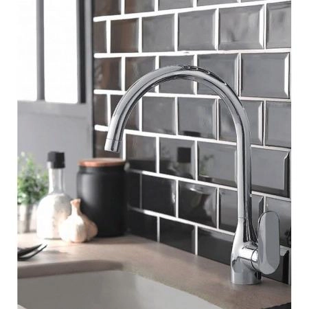 Смеситель Jacob Delafon KUMIN E99477-CP для кухни хром