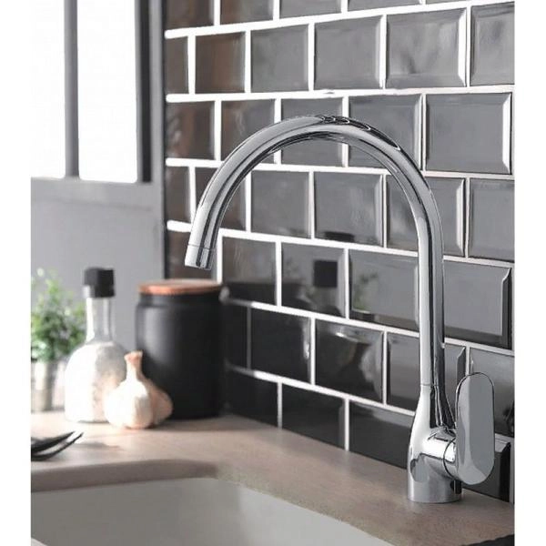 Смеситель Jacob Delafon KUMIN E99477-CP для кухни хром