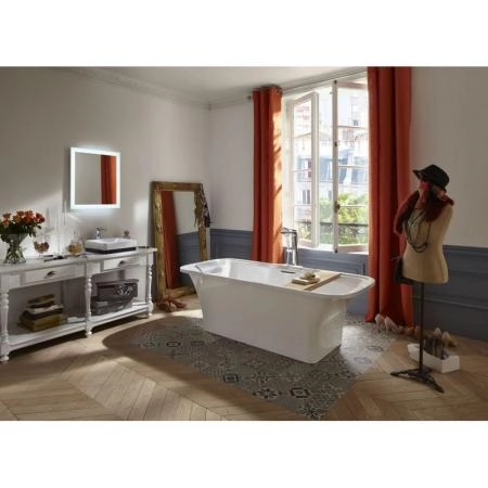 Смеситель Jacob Delafon AVID E97367-CP для ванны напольный хром