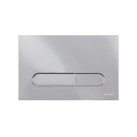 Duravit DuraSystem Beta 100 Клавиша смыва для унитаза, двойной смыв, цвет: хром