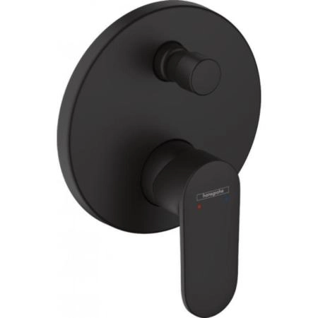 Смеситель Hansgrohe 71467670 Vernis Blend для 2х потребителей, с защитной комбинацией (внеш. монт. часть) черный матовый