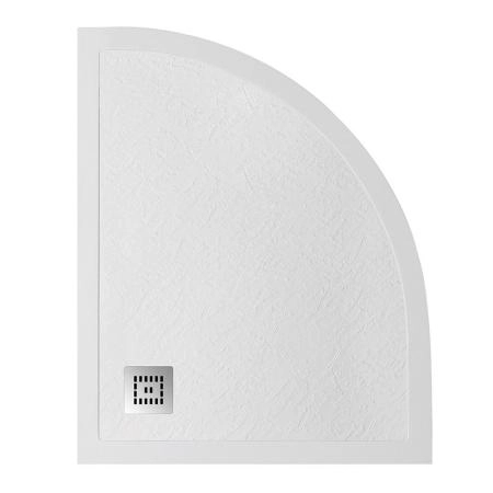 Душевой поддон BelBagno 120x80 искусственный камень белый асимметричный TRAY-MR-UNO-RH-120/80-550-35-W-L-CR