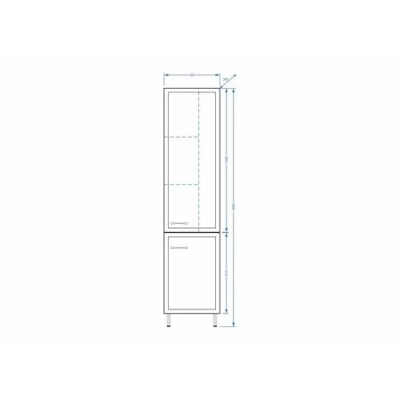 Шкаф-пенал Stella Polar Концепт 42
