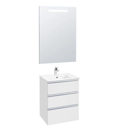 Roca The Gap Тумба подвесная 60x45x74см, с 3 ящиками, цвет: белый