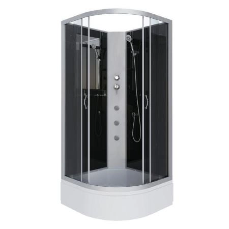 Душевая кабина Niagara NG-3501-14BKG 900х900х2000 средний поддон 26см стекло тонированное