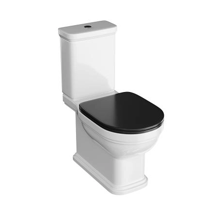 Сиденье Kerama Marazzi POMPEI ПОМПЕИ PO.seat.01\BLK для напольного унитаза, черное глянцевое