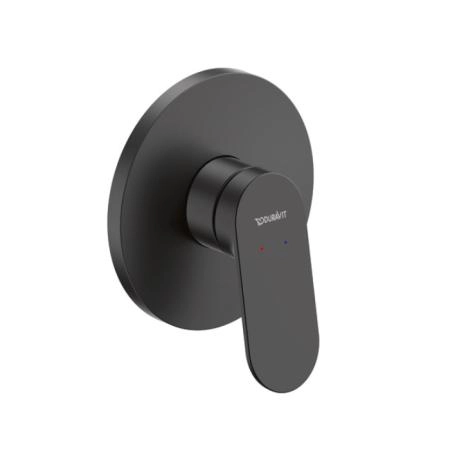 Duravit Wave Смеситель для душа, настенный, цвет: черный матовый