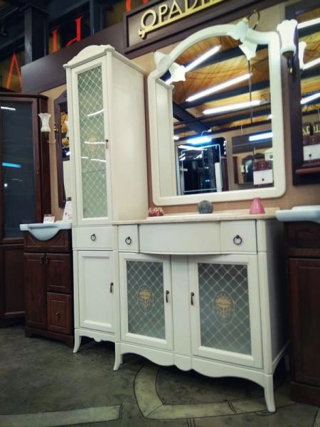 Пенал Opadiris ВИКТОРИЯ 40 левый Слоновая кость