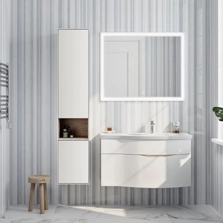 Пенал Kerama Marazzi PLAZA MODERN ПЛАЗА МОДЕРН PLB.M.170\WHT.V подвесной 170, белый глянцевый