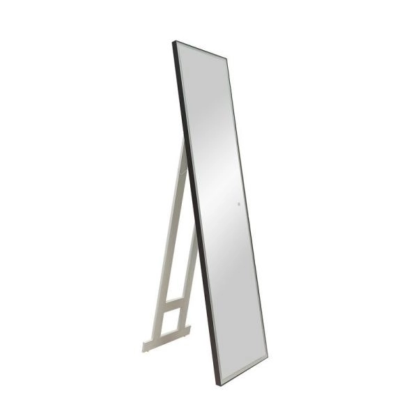 Зеркало Континент Tower Black LED 450x1750 напольное гримерное с подсветкой ЗЛП1095