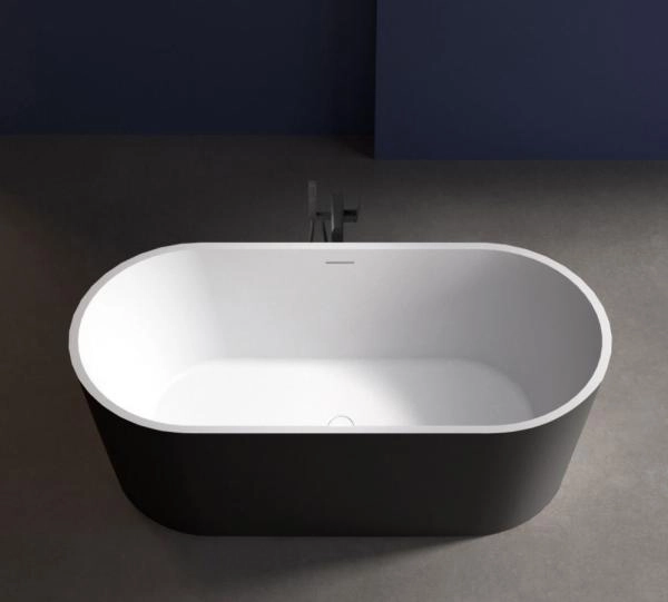 Акриловая ванна ABBER AB9209MB отдельностоящая цвет черный матовый