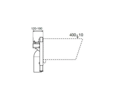 Инсталляция OLI 714001 для импульсных унитазов универсальная