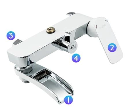 Душевая система Gappo G2448-8 хром